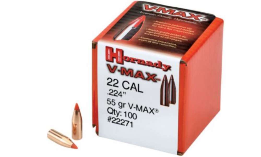 Hornady .22 55GR V-MAX x100 OUT OF STOCK
