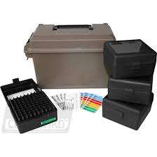 .223 Ammo can with 4 .223 100rd MTM boxes
