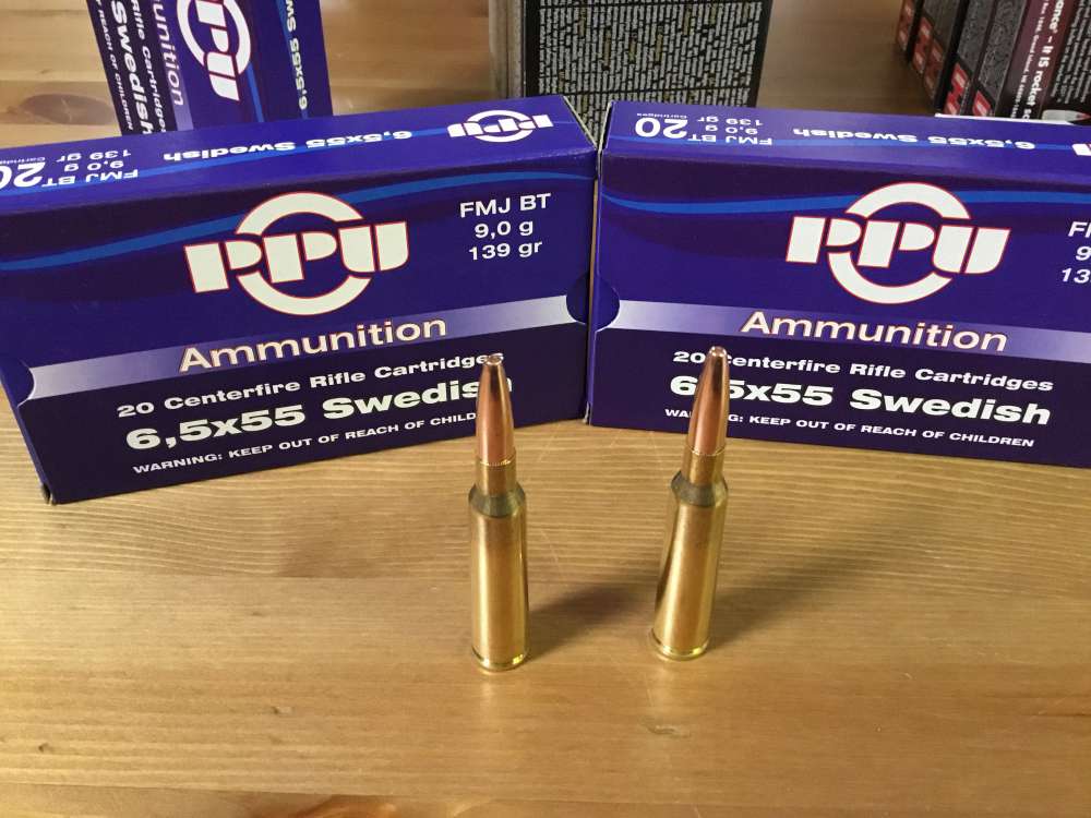 PPU 6.5x55 FMJ 139gr x20 OUT OF STOCK