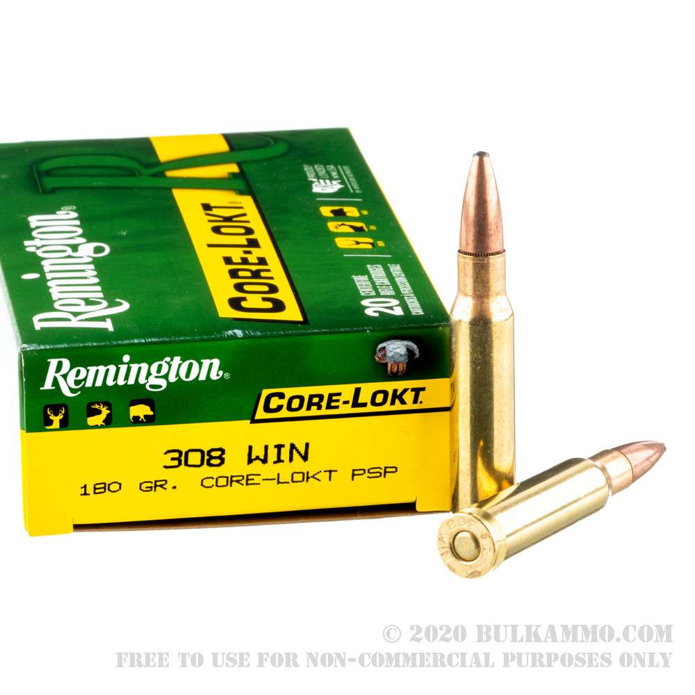 Remington .308 180gr HP x20 OUT OF STOCK