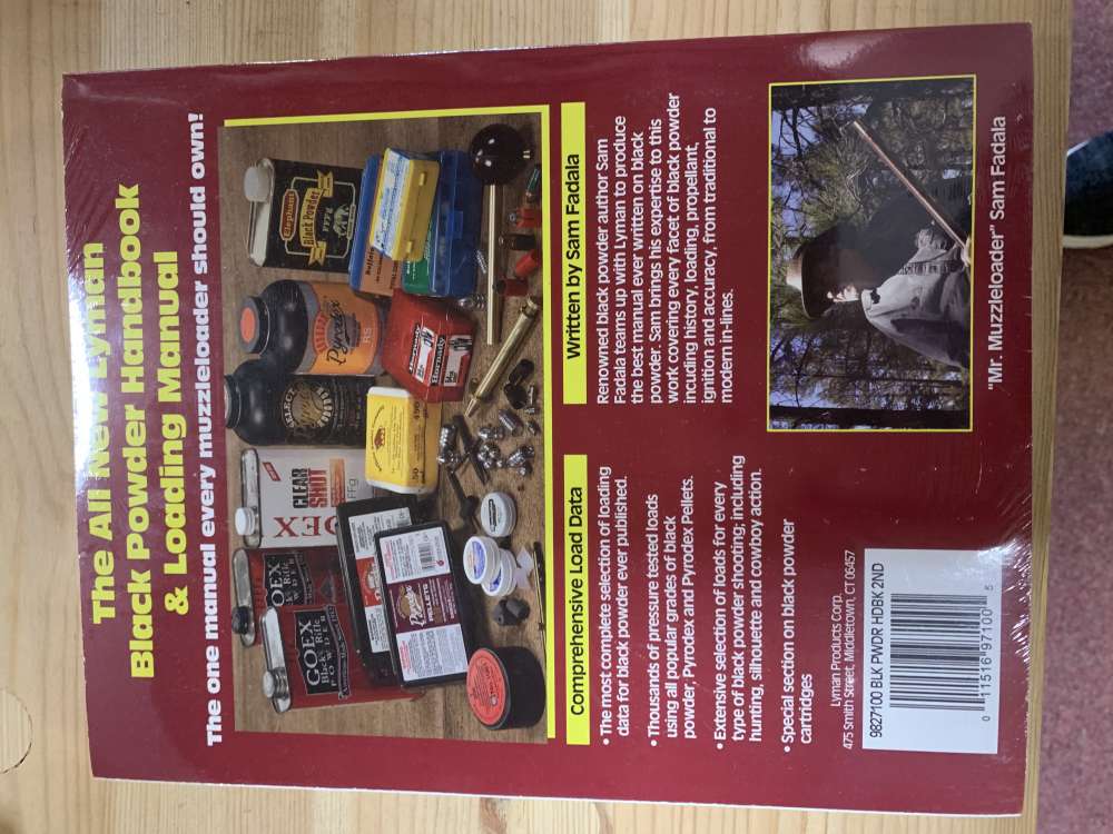Lyman Black Powder Handbook and Loading Guide - paperback