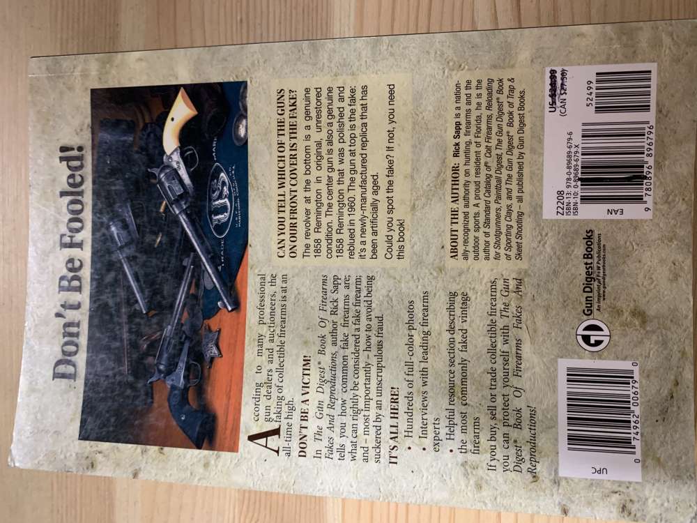Gun Digest Book of Firearms Fakes and Reproductions - paperback
