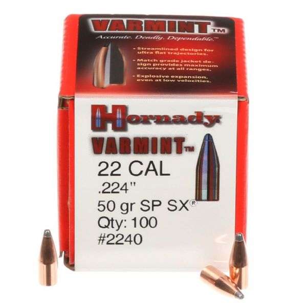 Hornady .22 50gr SP SX Varmint  