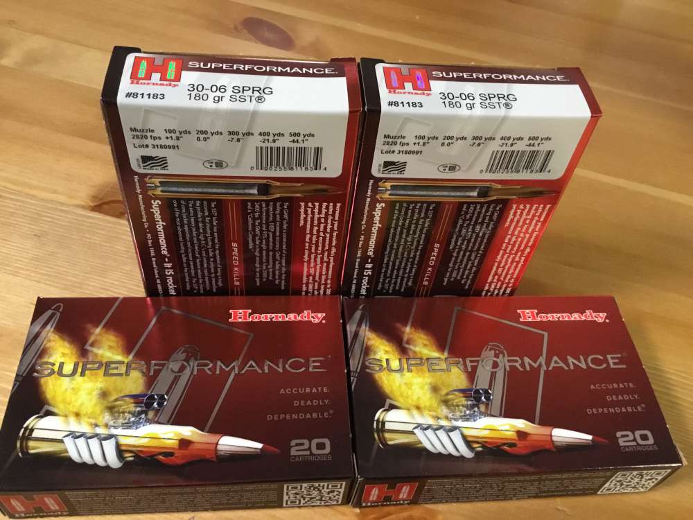 Hornady Superformance 30-06 180gr SST x20 OUT OF STOCK