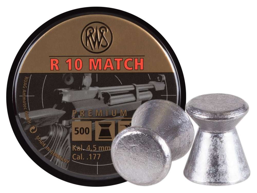 RWS R-10 Match .177 Rifle Pellets x500 