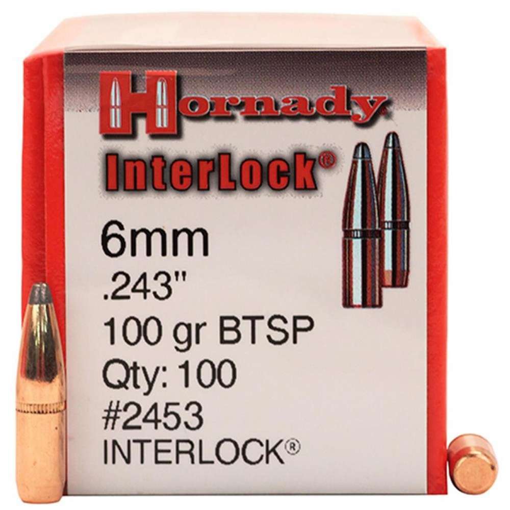 Hornady 6mm (.243) 100gr BTSP 