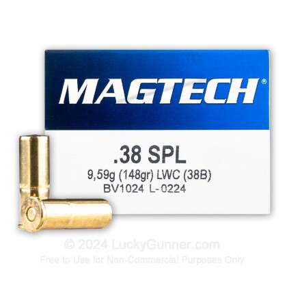 Magtech .38 148 LWC - OUT OF STOCK