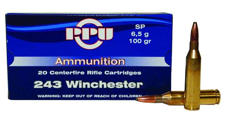 .243 PPU SP 100gr x20 OUT OF STOCK