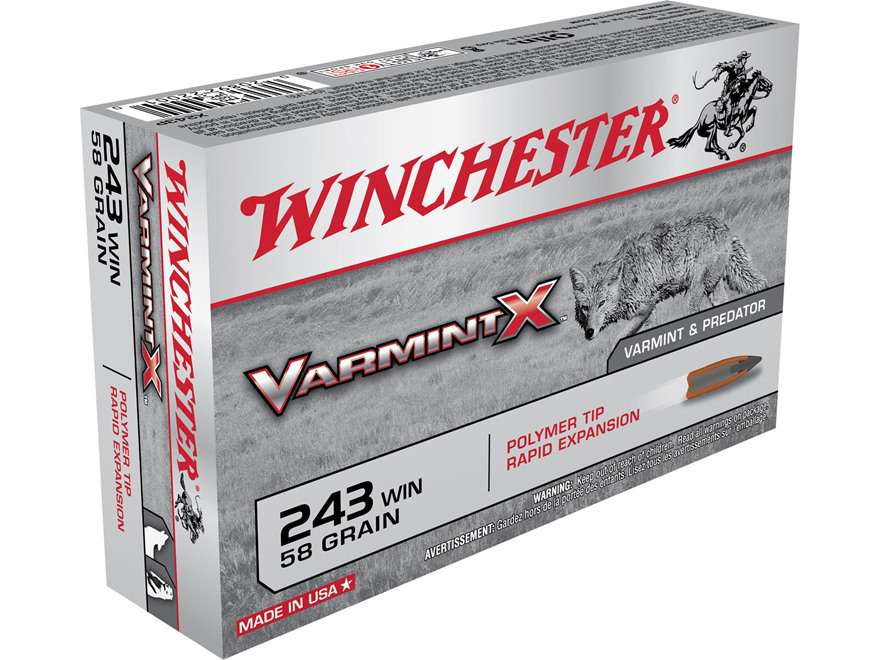 Winchester .243 58gr x20 Polymer Tip OUT OF STOCK